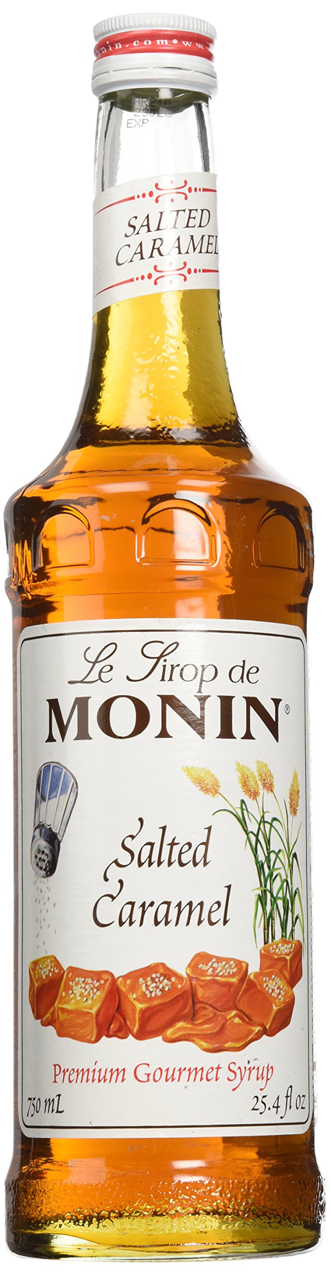 Monin Salted Caramel Syrup, 750 ml Glass Bottle Buy Online in United Arab Emirates at