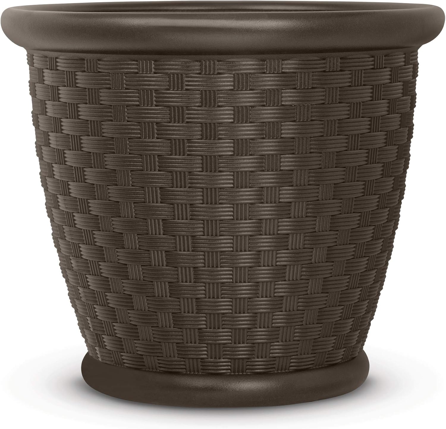 Amazon Com Suncast 22 Sonora Resin Wicker Planter Contemporary