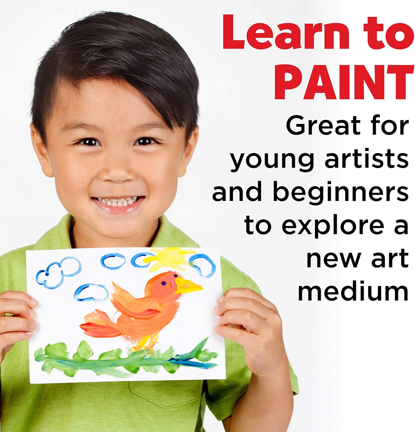 Faber-Castell Young Artist Learn to Paint Set - Washable Paint Set for Kids: Toys & Games