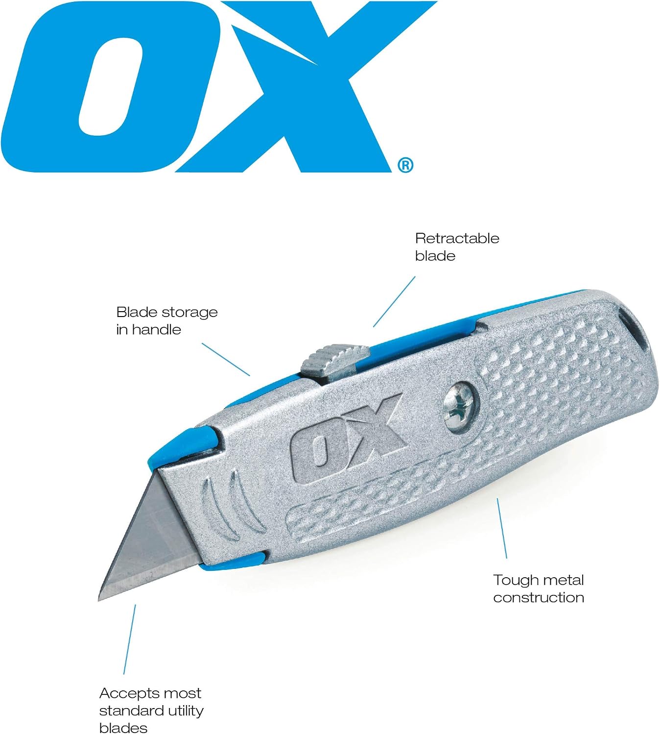 OX Trade Retractable Knife, Multi-colour - Image 3
