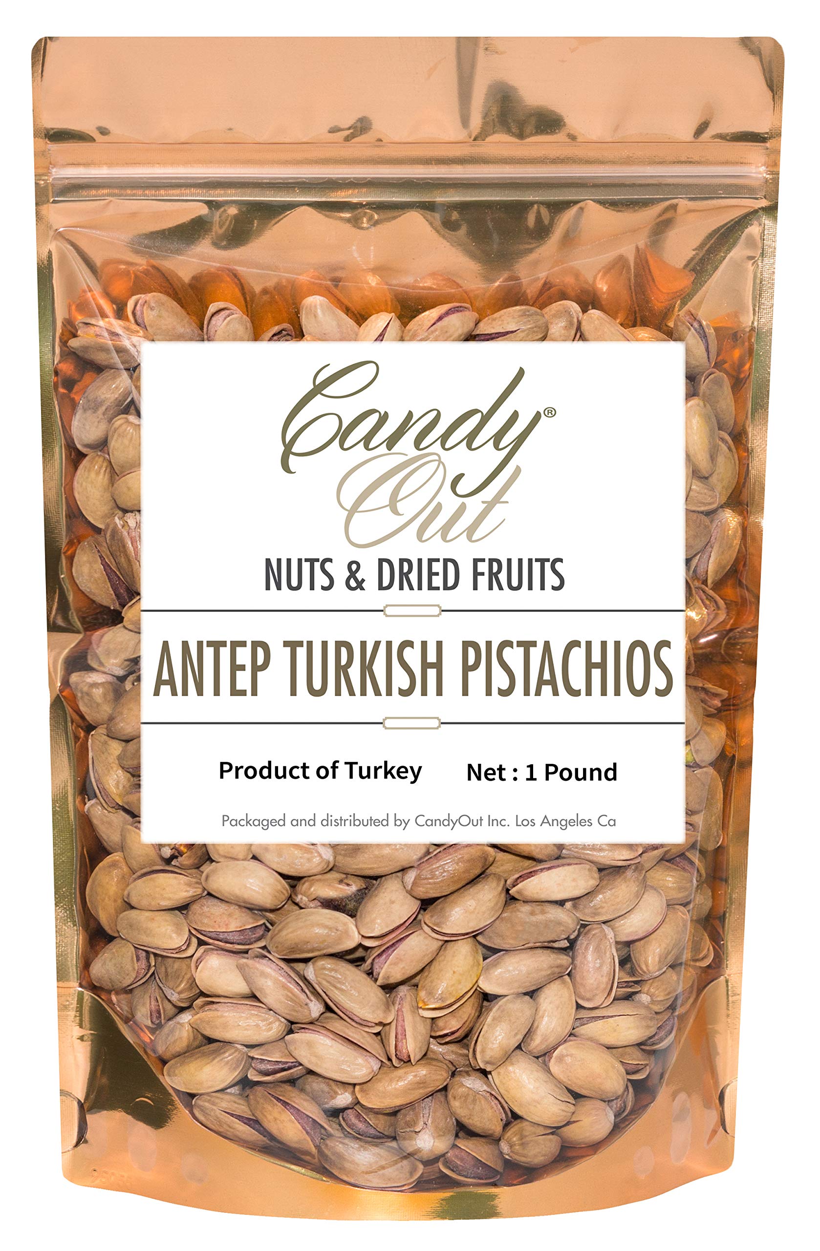 Anna and Sarah Turkish Pistachios Antep in Resealable Bag
