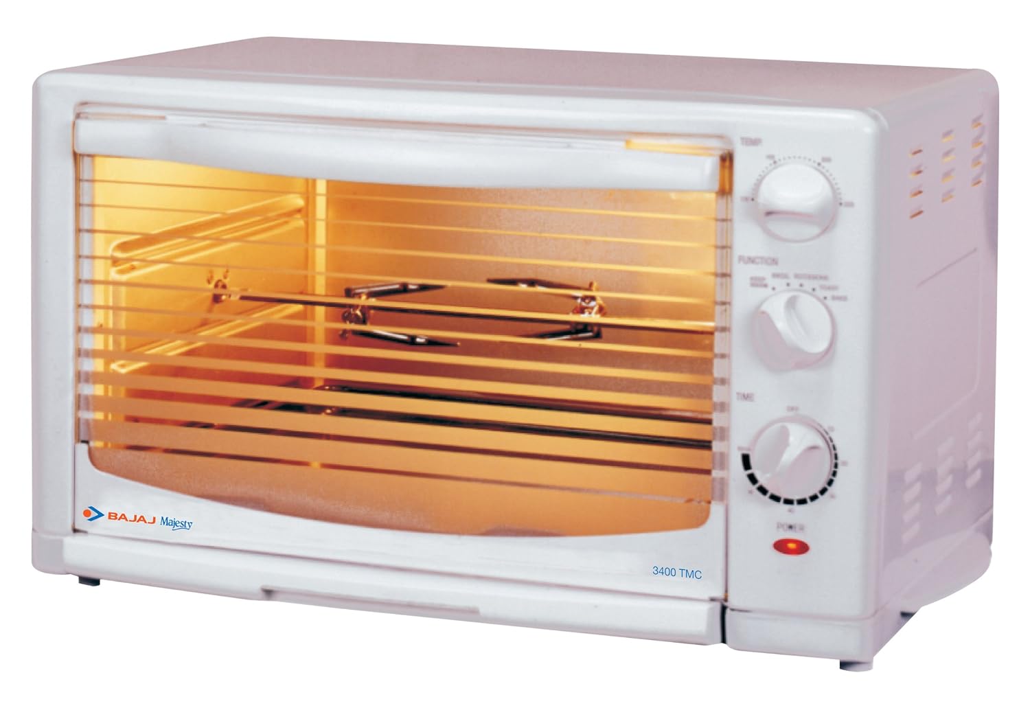 Buy Bajaj Majesty 3400 TMC 34-Litre 1200-Watt Oven Toaster Grill Online at  Low Prices in India - Amazon.in