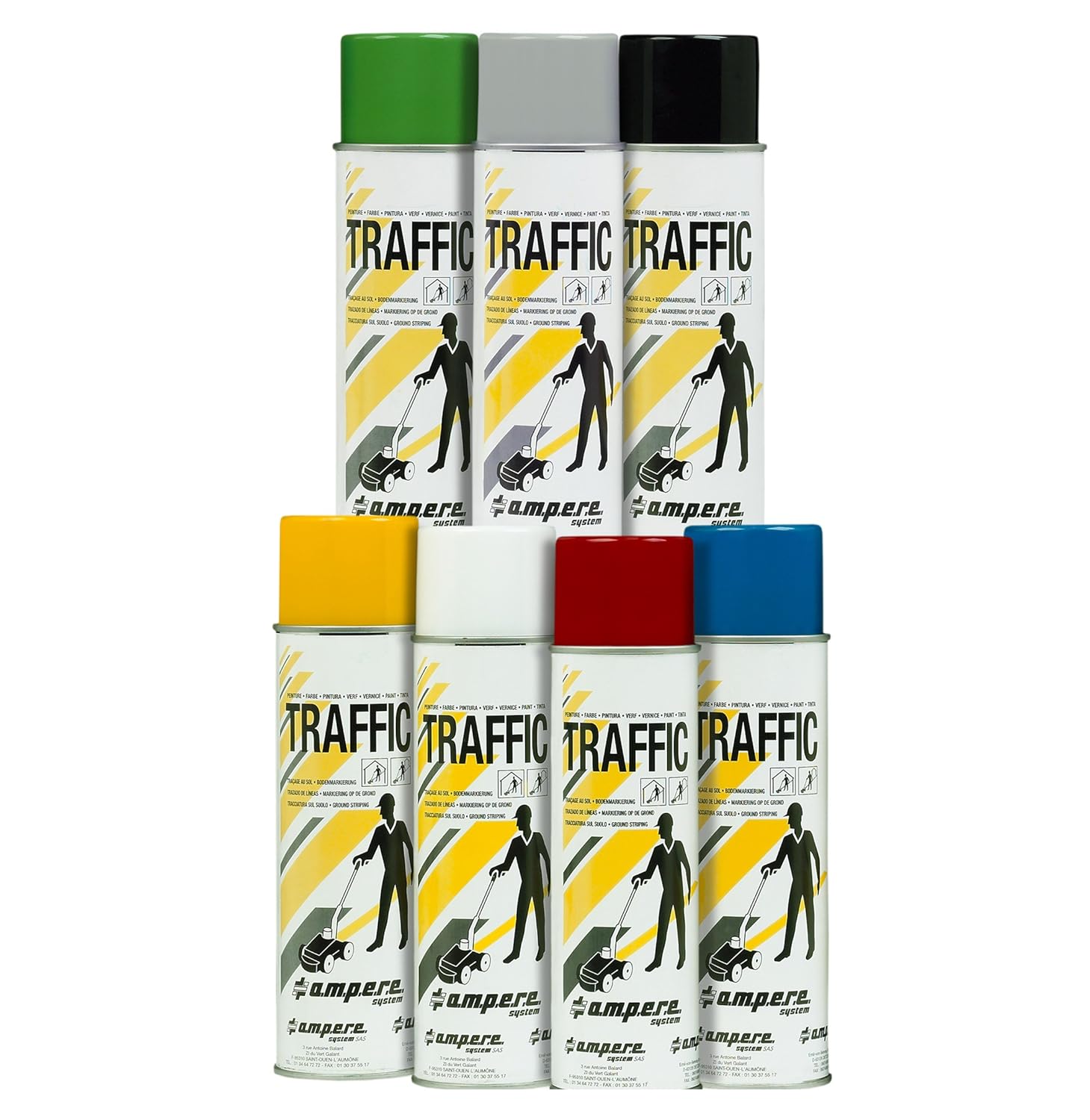 Ampere System Traffic Aerosol Paint White Amazon.co.uk Garden & Outdoors