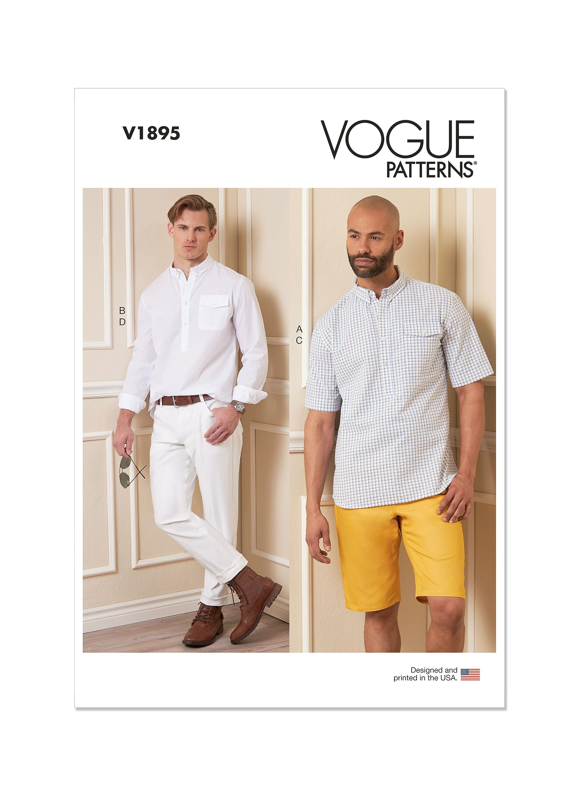 Vogue Patterns V1895MUU Men/BOY Sportswear MUU (34-36-38-40)