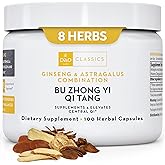 D’AO Labs - Bu Zhong Yi Qi Tang - Ginseng and Astragalus Combination - Herbal Capsules. 100 Capsules.