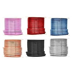 Mandala Crafts Anodized Aluminum Wire for