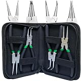 Fleetise 6 Inch Snap Ring Pliers Set 4pcs Internal External Ring Pliers