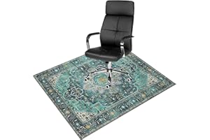 Anidaroel 48"x60" Chair Mat for Hardwood Floor/Tile Floor, Desk Chair Mats for Hard Floors, Under Desk Rug Protector for Rolling Chair, Computer Gaming Chair Mat, Low Pile Carpet Floor Mat