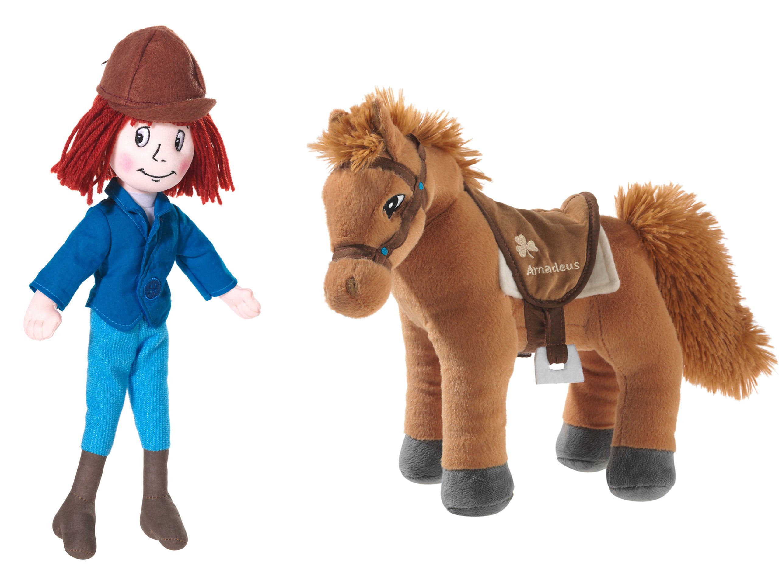 Bibi & Tina 519619 - Cuddly set, colorful - Assorted