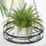 Mutool Hanging Planter Set, 2PCS Indoor Outdoor Baskets with Hooks view 2