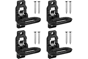 Gedlex 4 Pack Black Folding Safety Step Steel Heavy-Duty Fold Down Utility Body Step Grab flip-up Handle Step for Truck,Trailers, Busses, Boat, RV, Camper, and Other Vehicles E-Coat