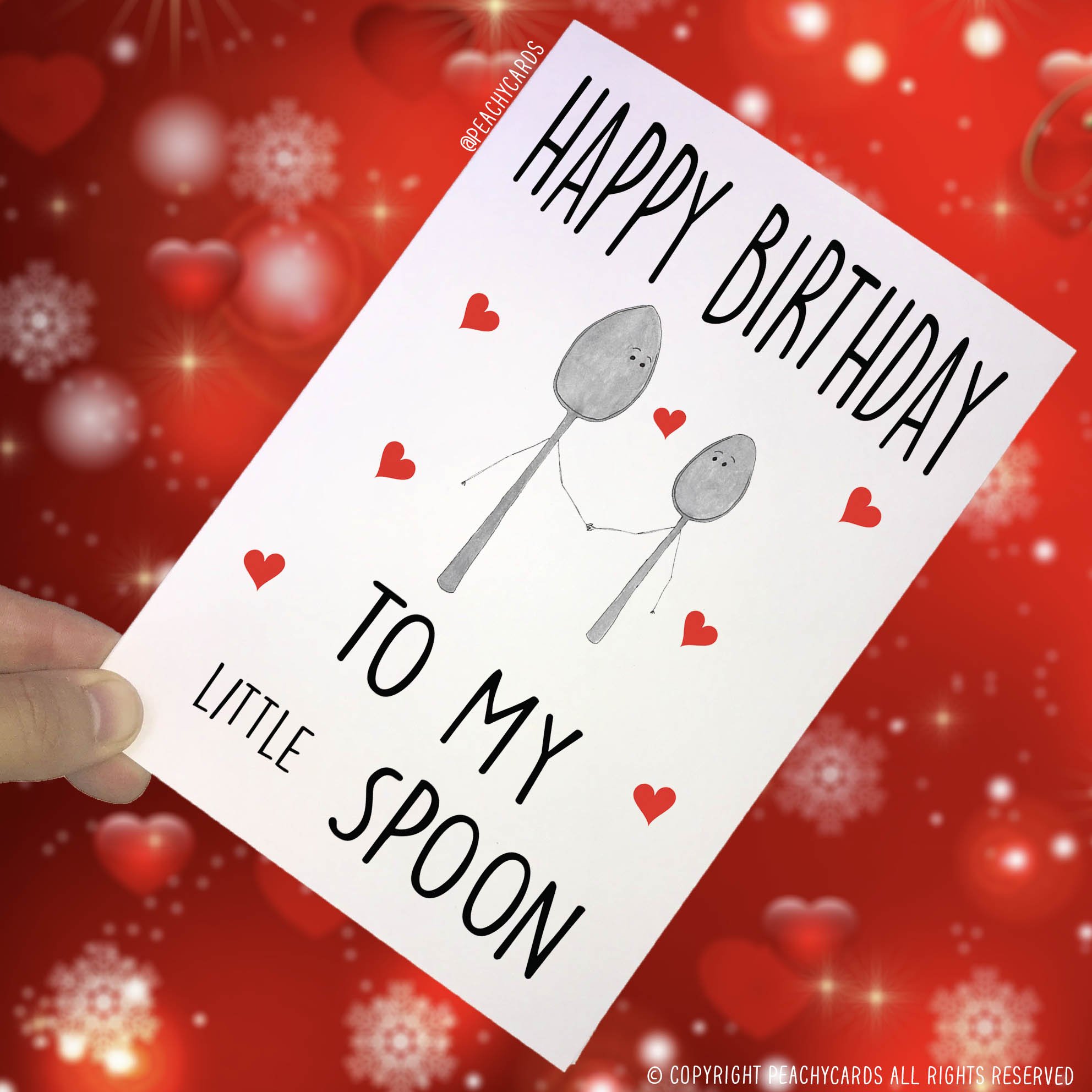 Birthday Cards, Little Spoon, Wife Cards, Funny Cards, Novelty Cards, Girlfriend, Friend Card, Happy Birthday Cards, Funny Cards Joke PC119