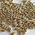 Pearl Gold Oat/Rice 3mm x 6mm nwKN Acrylic/Faux/Plastic Beads 500 Pieces