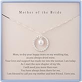 Burning Love Mother of the Bride Necklace Sterling Silver Necklace for Mother of the Bride Gifts from Groom Mothers Day Gifts Wedding Gift