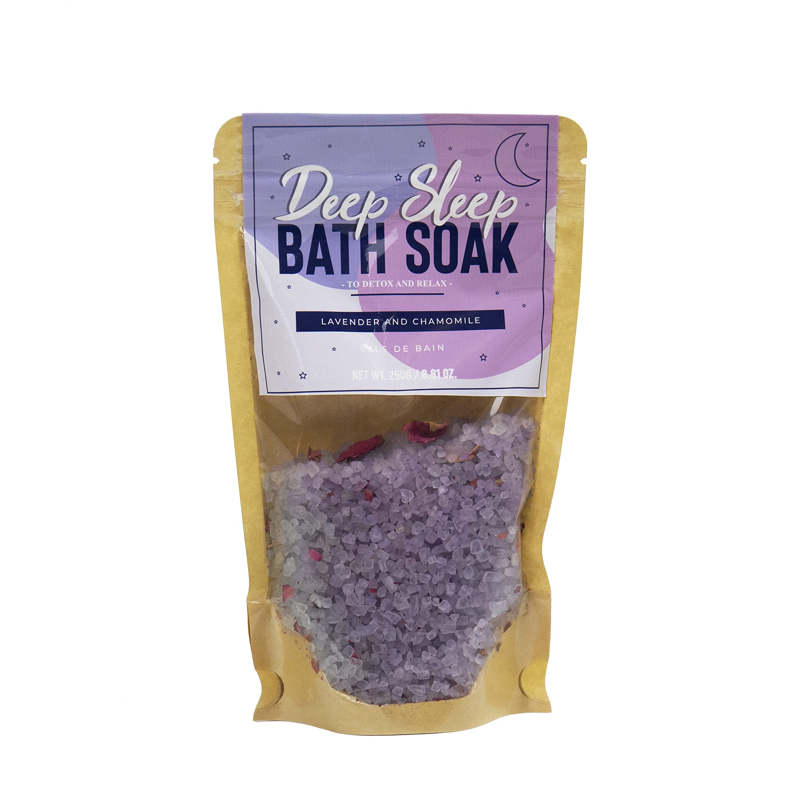 Gift Republic 250 Grams Deep Sleep Bath Soak Salt Lavender and Chamomile Scent
