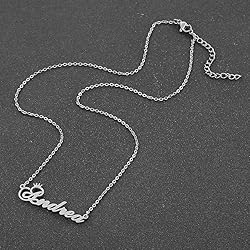 Custom Silver Name Necklace Personalized for