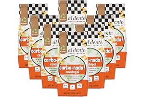 Al Dente Carba-Nada Cavatappi Pasta, Low Carb, High Protein, Keto-Friendly, Made with Cage-Free Eggs, Non-GMO, 12 oz (Pack of 8)