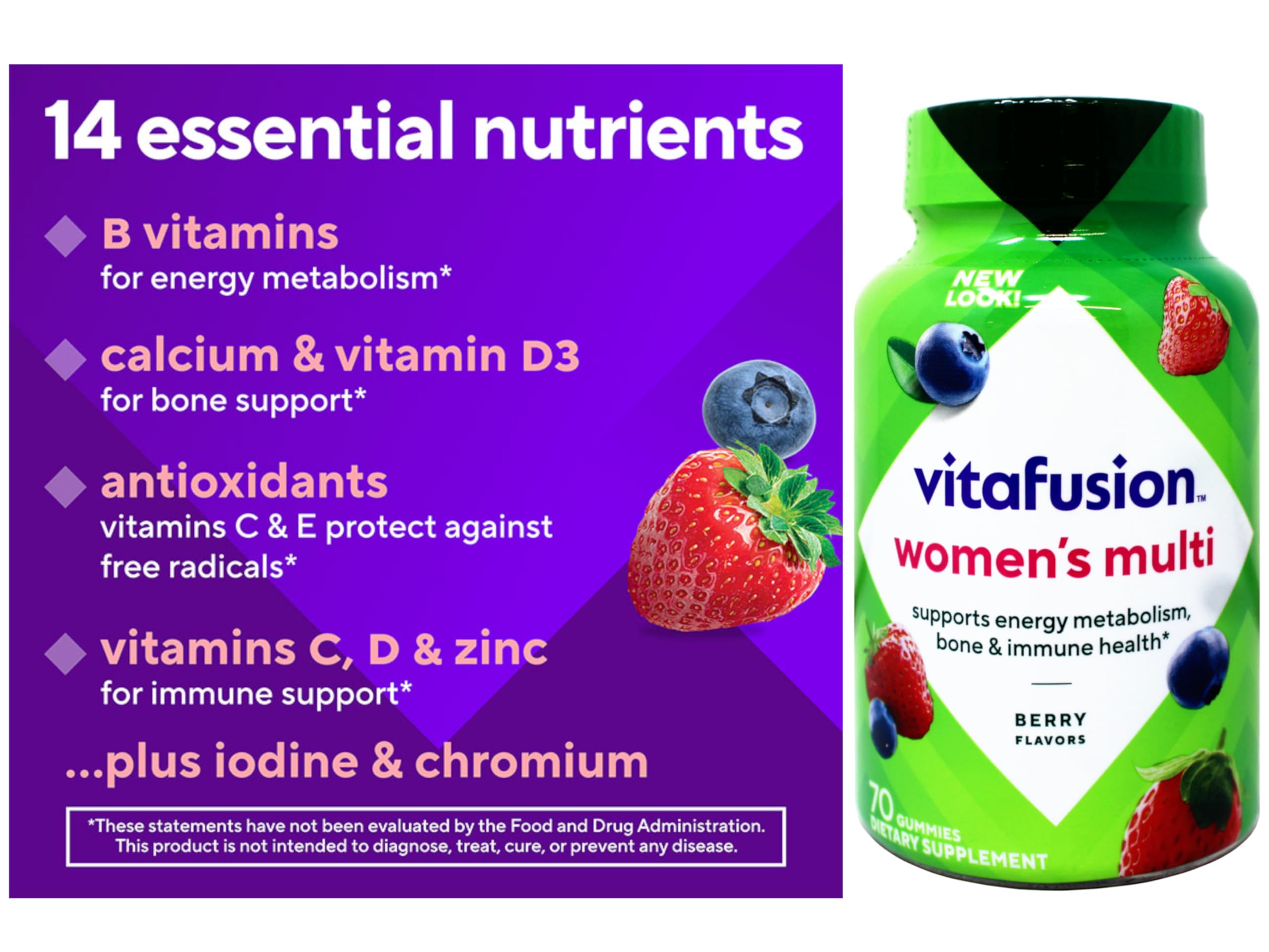 Vitafusion Women's Gummy Vitamins, 70 ct