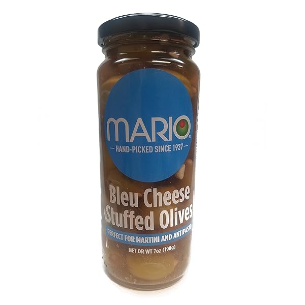 MARIO CAMACHO FOODS STUFFED OLIVES, BLEU CHEESE, 7...