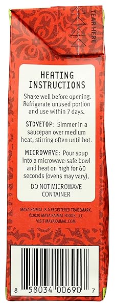 MAYA KAIMAL CREAMY CHICKPEA KALE SOUP, 17.6 OZ