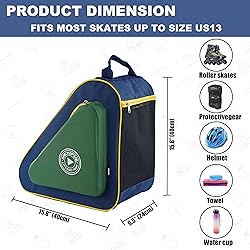 HEXIFUL Skate Bag to Carry Ice Skates, Inline