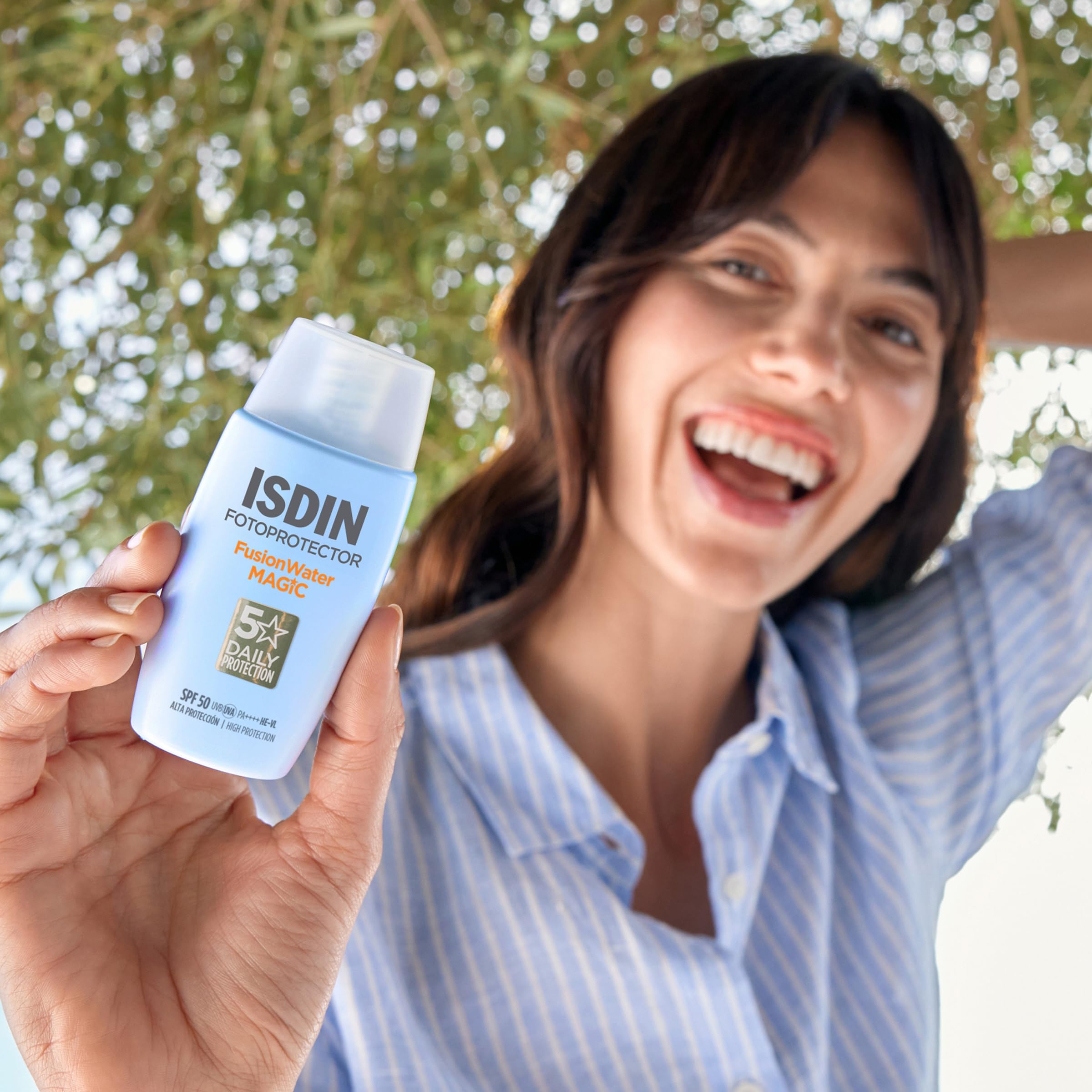 ISDIN Fusion Water Magic LSF 50 Sonnencreme Gesicht - Täglicher Sonnenschutz & Feuchtigkeit - Ultraleicht, Zieht sofort ein, 50ml 2
