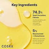COSRX Niacinamide 5% + Snail Mucin 74% Dual Essence 80ml Hydrating Brightening view 4