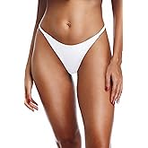 Zmart Women Thong Bikini Bottoms G String Sexy Low Waist Swimsuit Bottom Brazilian Cheeky Bathing Suit Bottoms
