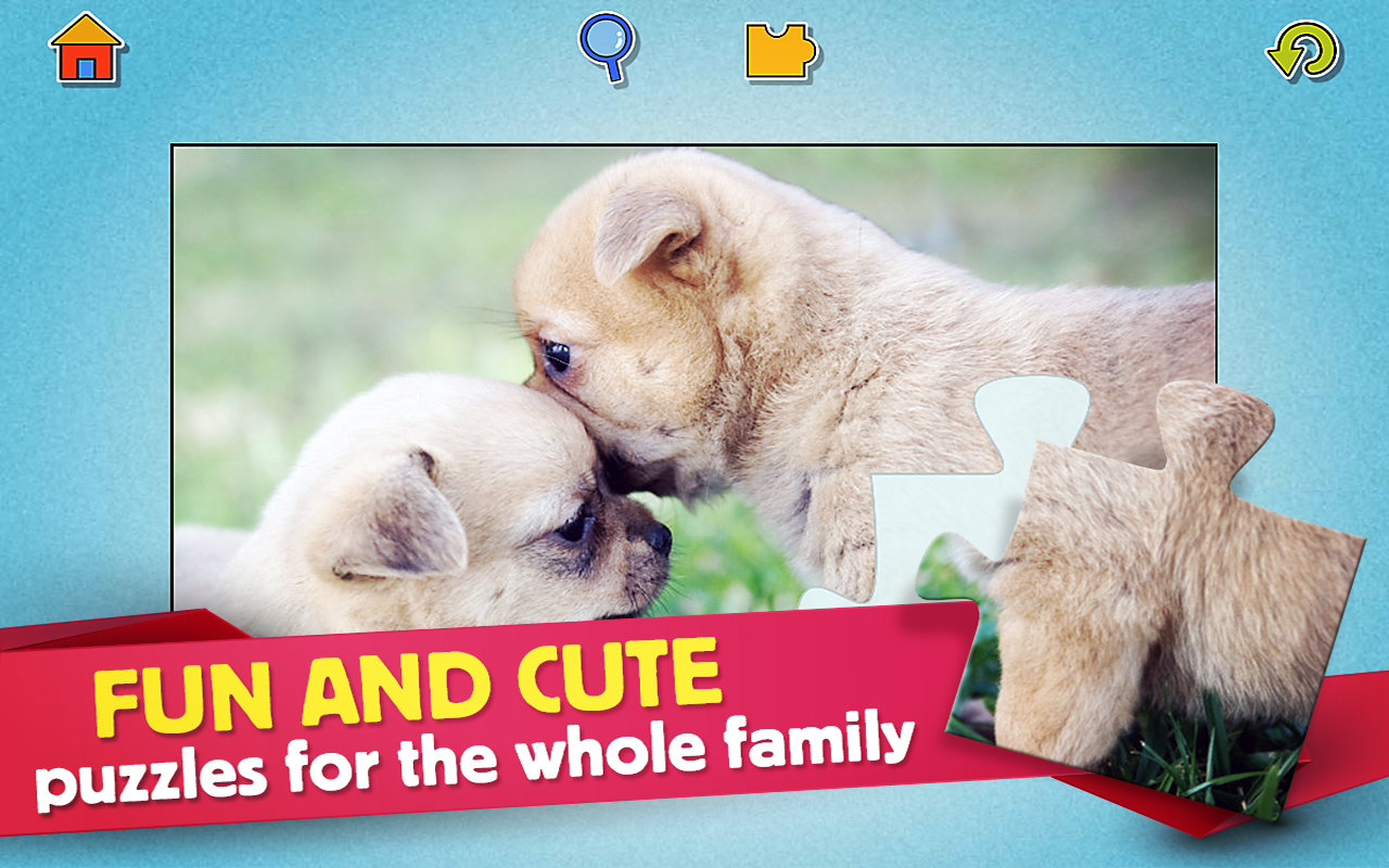 Dogs and Puppy Puzzles for Kids and Adults Free Trial