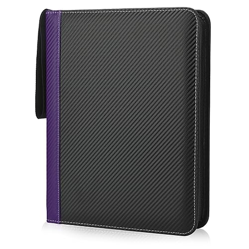 TCGUARD 9 Pockets Trading Card Binder with Sleeves Card Organizer, 900 Double Sided Pocket PU Card Collection Binder, Baseball Binder,for Sports Card, MTG, TCG Yugioh Card (Purple) in Kenya | Whizz Albums TCGUARD 9 Pockets Trading Card Binder with Sleeves Card Organizer, 900 Double Sided Pocket PU Card Collection Binder, Baseball Binder,for Sports Card, MTG, TCG Yugioh Card (Purple) in Kenya | Whizz Albums