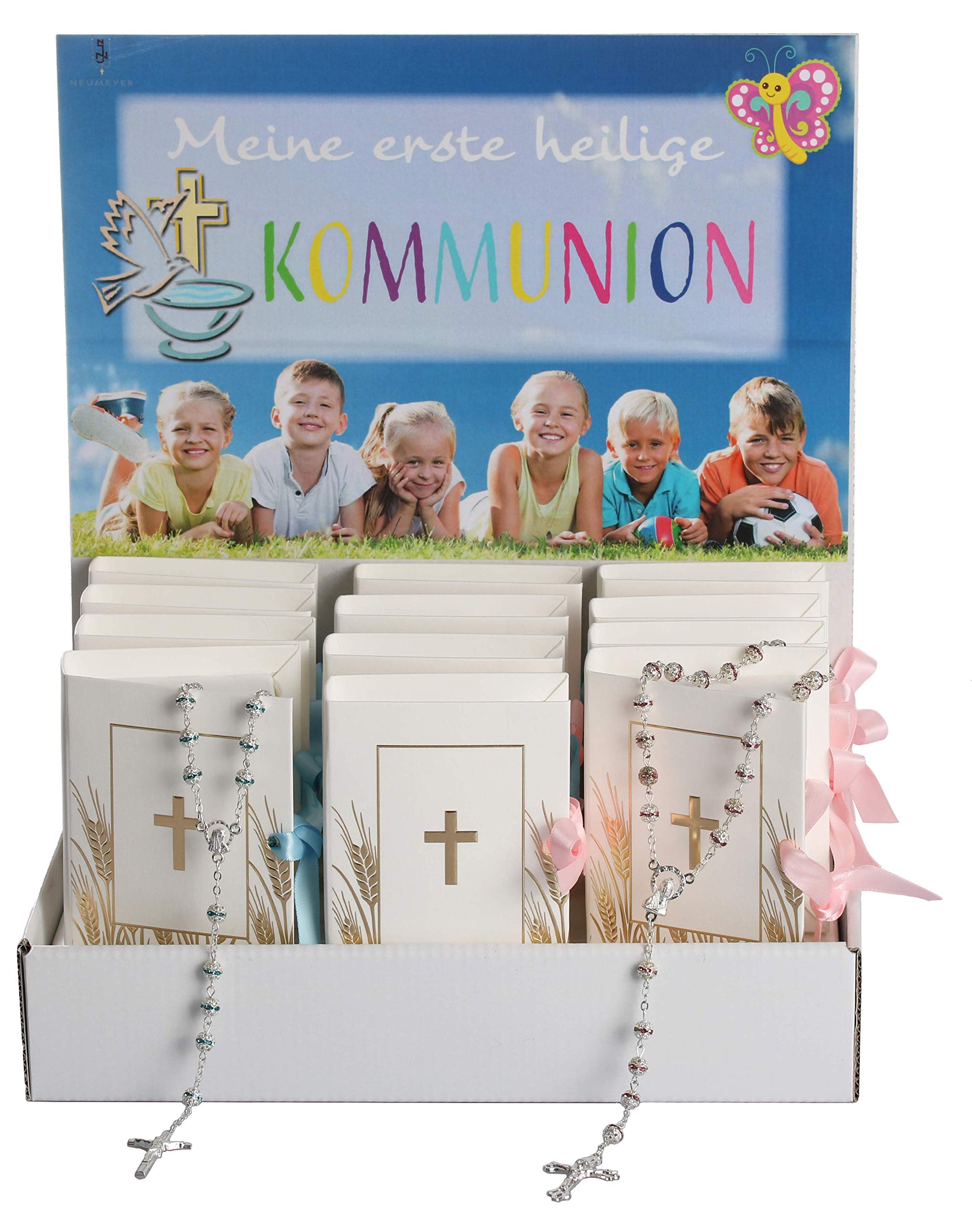 Unbekannt The for Communion Including Sales Display, Blue, Pink, 25 cm