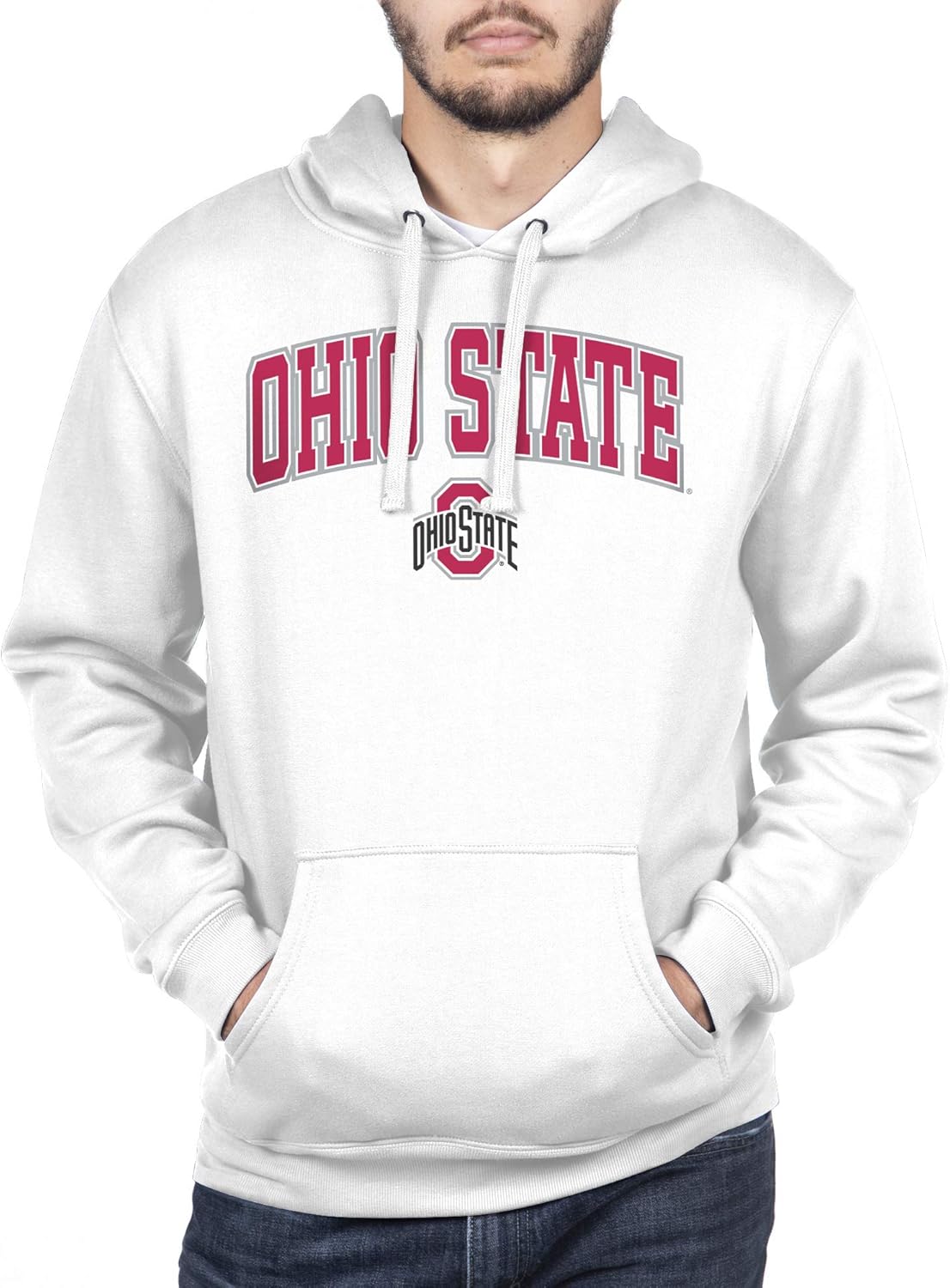 white ohio state hoodie