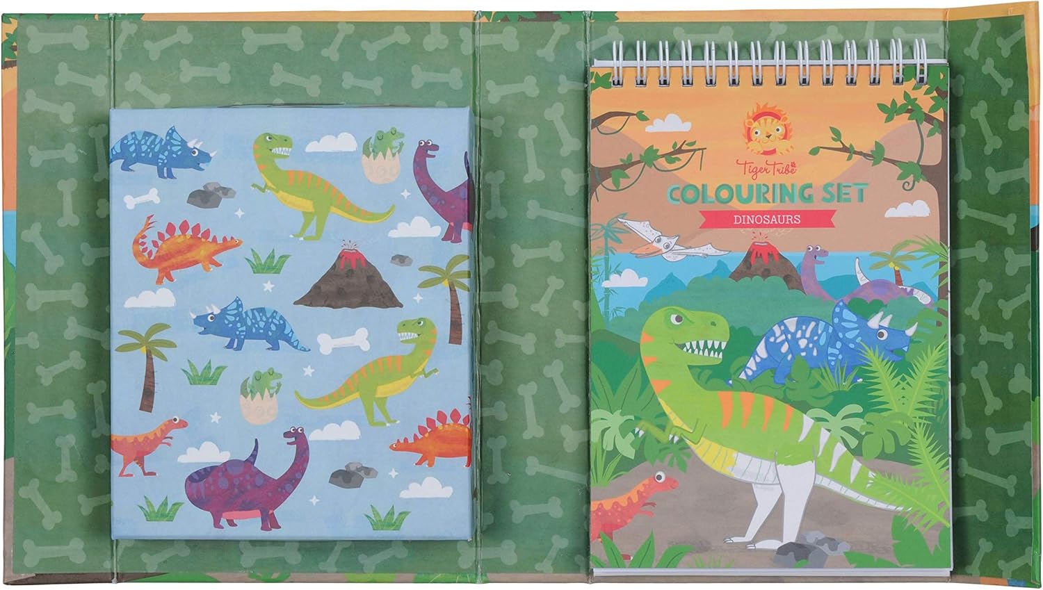 Tiger Tribe TR14013 Dinosaur Toy Colouring Set & Drawing Set, Multicoloured - Image 4