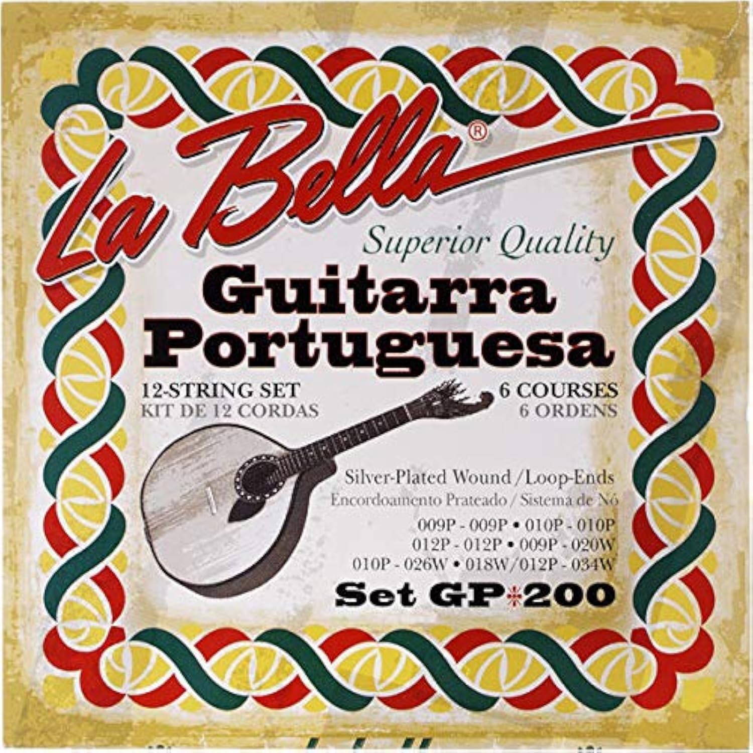 La Bella GP200 Guitarra Portuguesa