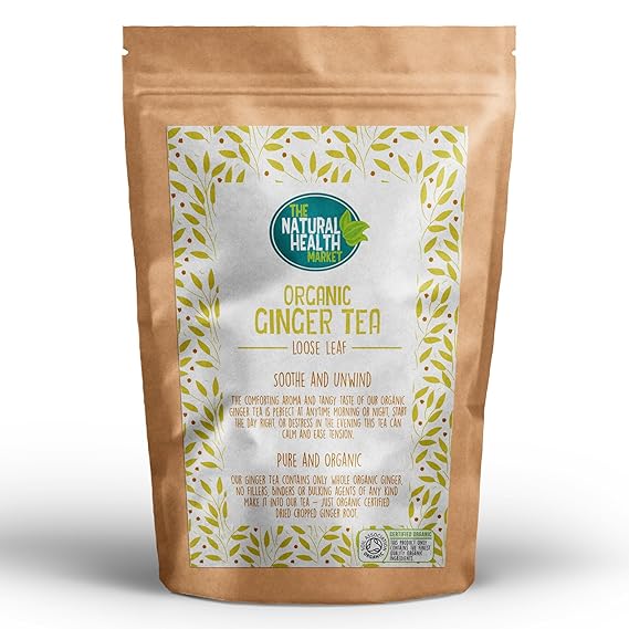Organic Ginger Loose Tea by The Natural Health Market (200g) Amazon.co