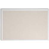 U Brands Farmhouse White Frame, 20 x 30 in, Linen Pin Bulletin Board