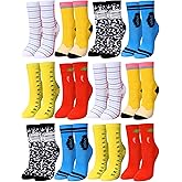 Halfchet 5 Pairs Valentines Fuzzy Slipper Sock Gifts Galentines Gift for Women Her Cozy Fuzzy Fluffy Heart Conversation Sock