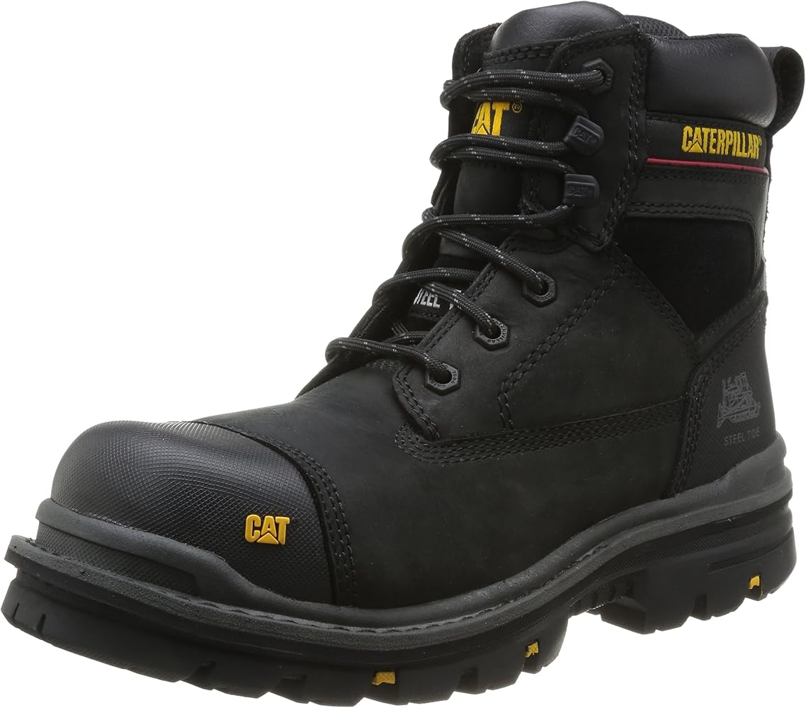 caterpillar black work boots