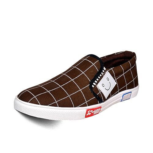 brown colour canvas shoes