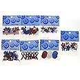 Dress It Up 9086 Patriotic Button Embellishment Assortment - 12 Pack - Includes Extra Free Button Embellishment Pack