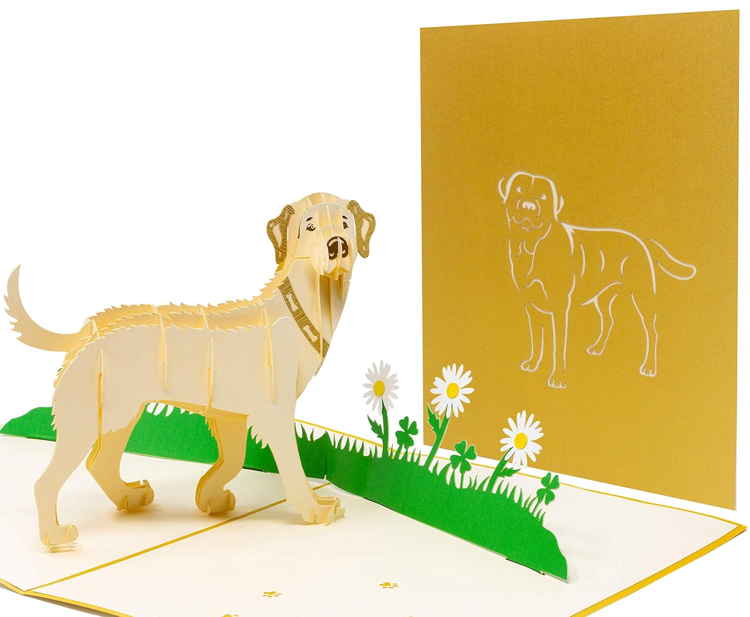 Biglietto d'auguri con un cane