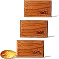 Drift Car Air Freshener - Wooden Deodorizer - Vehicle Odor Remover - Auto Scent Diffuser - Long-Lasting Car Freshening - Amber Scent Refill - Pack of 3 - NO CLIP INCLUDED