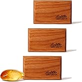 Drift Car Air Freshener - The Original Wood Air Freshener - Car Odor Eliminator - Long Lasting Scent - Metal Clip - Essential Oils - Clean Ingredients - Amber Scent 3 Pack Refill - NO CLIP INCLUDED