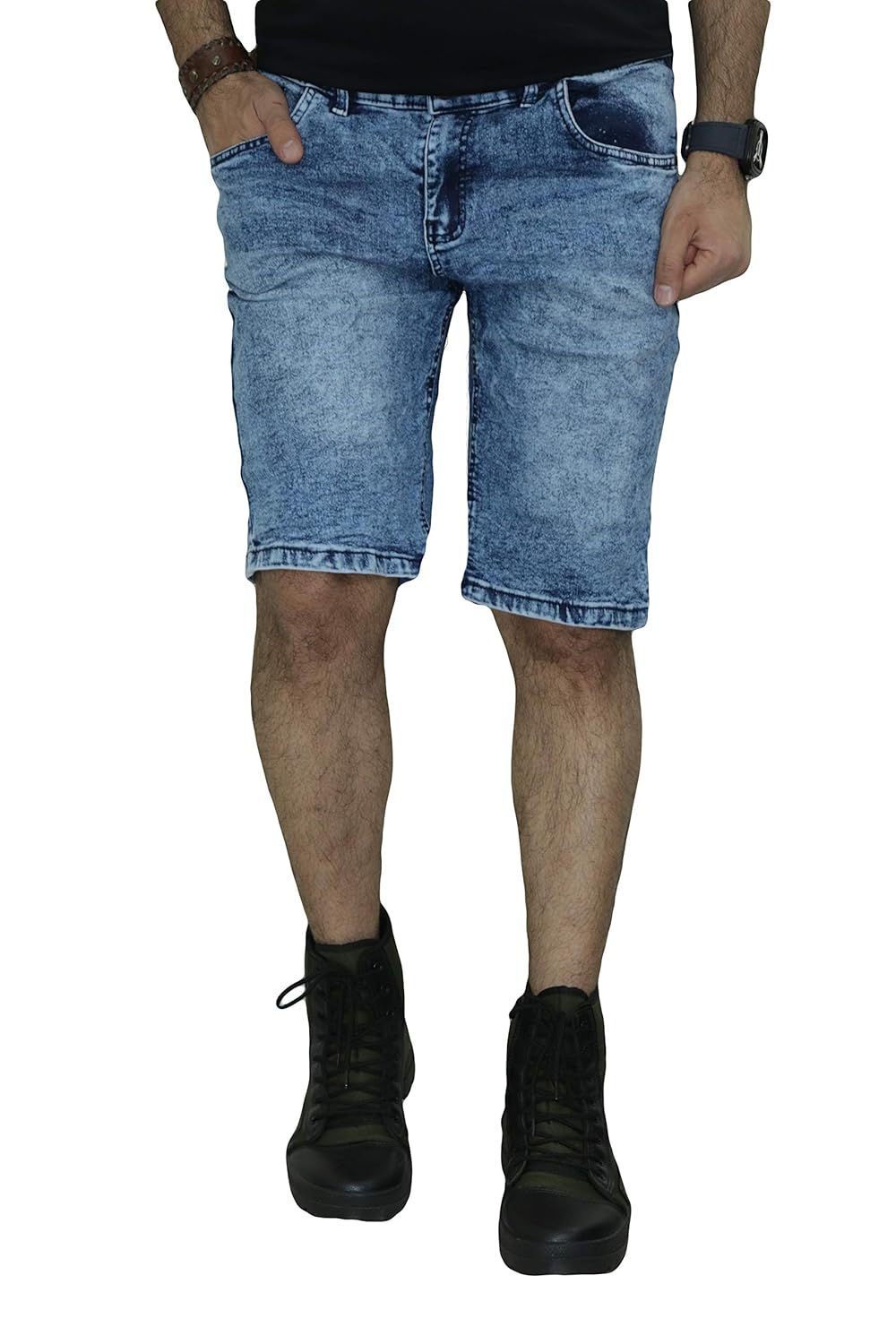 mens urban denim shorts