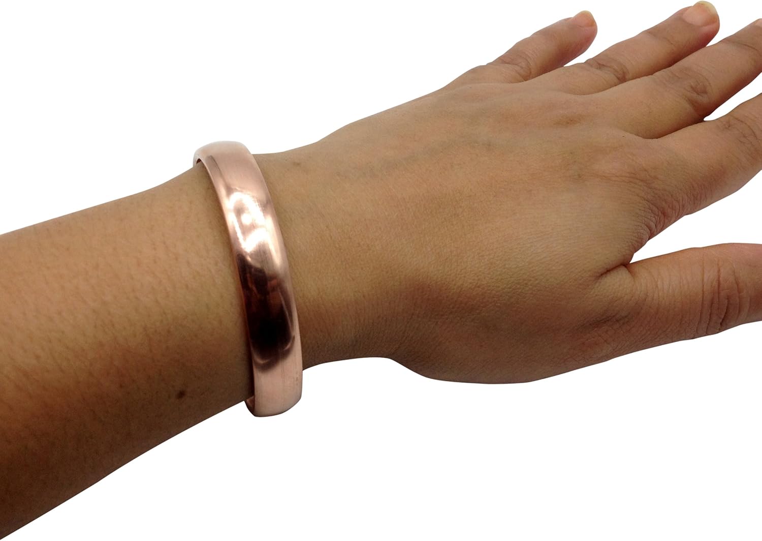 Healing Lama Hand Forged 100% Copper Bracelet. Unisex, Made with Solid and High Gauge Pure Copper. Helps Reducing the Joint Pain and Stiffness, Joint Related Inflammation and Skin Allergies. (Plain): Clothing