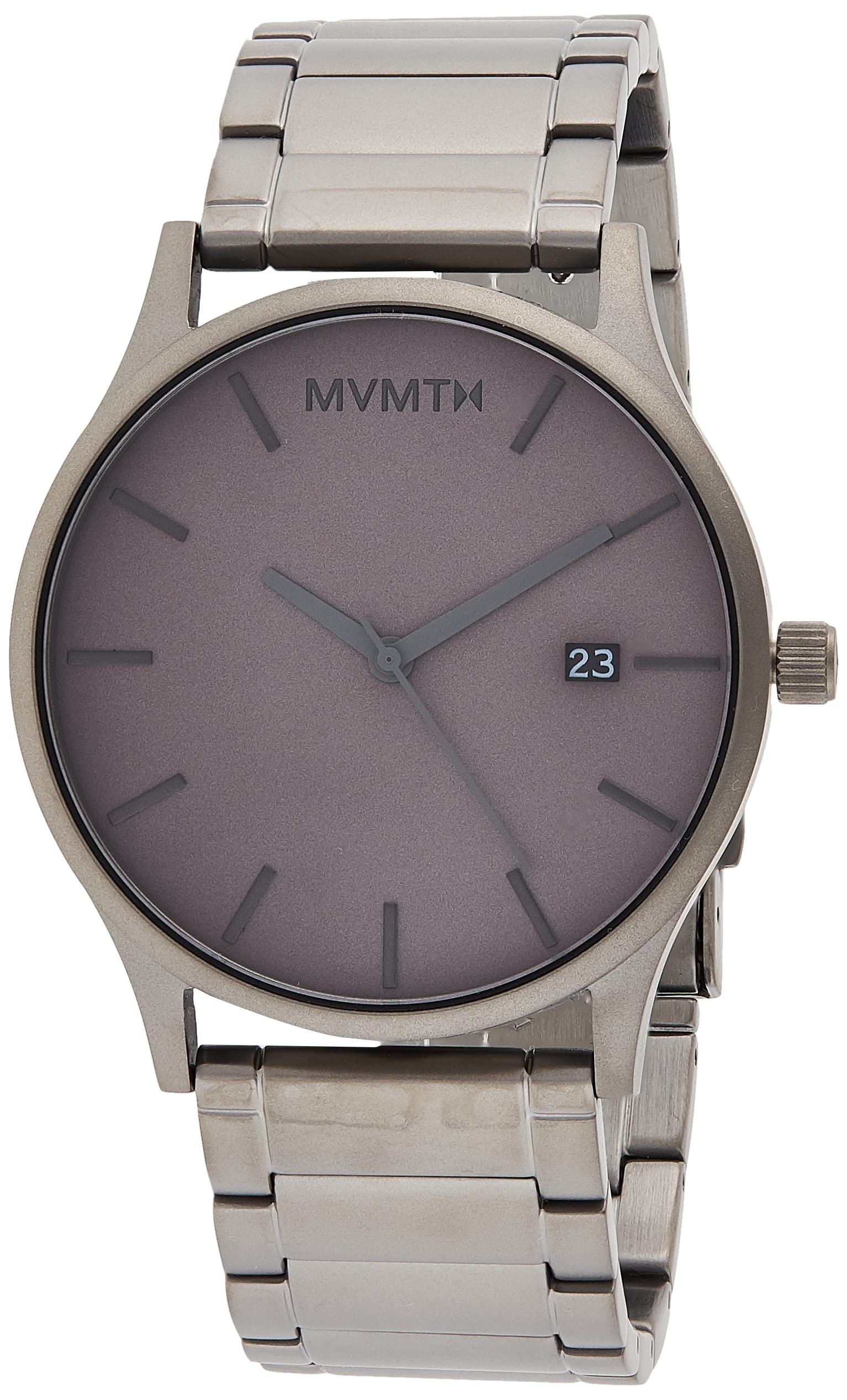 MVMT Analogue Quartz Watch for Men with Grey Stainless Steel Bracelet - D-MM01-GR