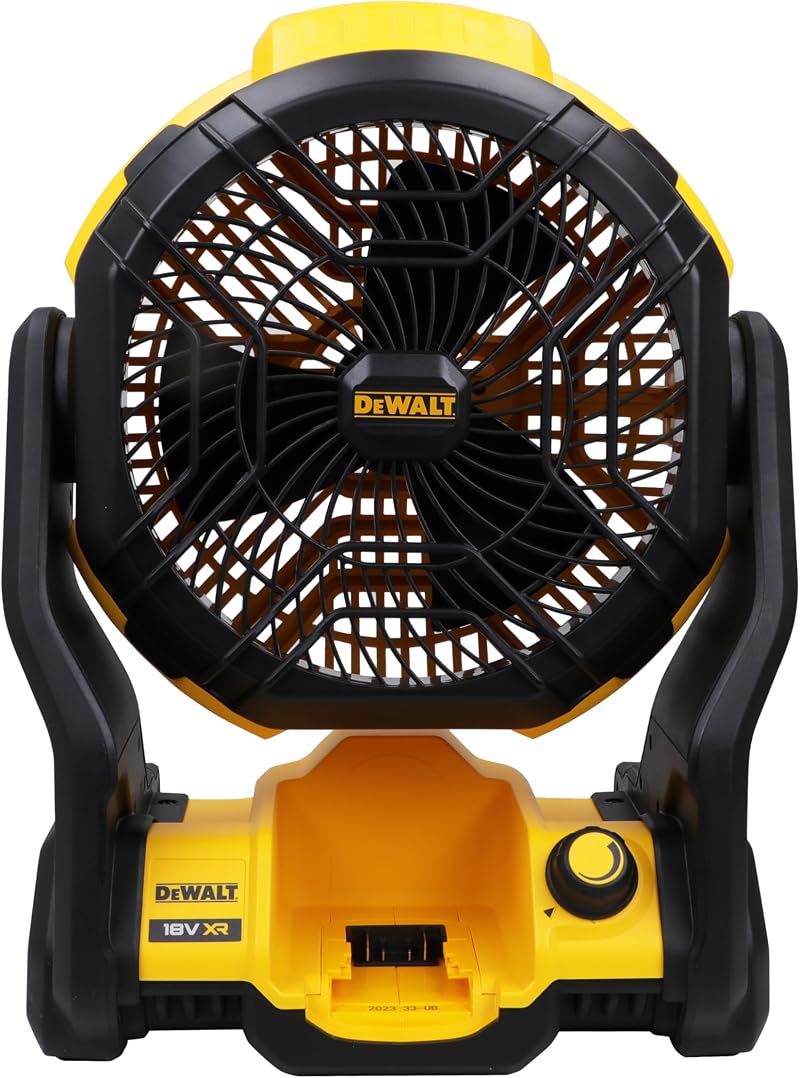 DEWALT 18V XR Fan High Air Flow 28 m2/min Robust Design
