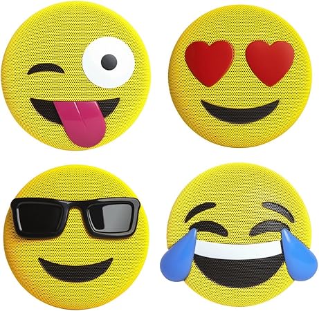 Amazon Jamoji Hx Pem絵文字bluetoothスピーカー4 Pack With Jk Love Struck クール Lol Jamoji デジタルオーディオアクセサリ
