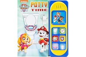 PAW Patrol Chase, Skye, Marshall, and More! - Potty Time - Potty Training Sound Book - PI Kids (Play-A-Sound)