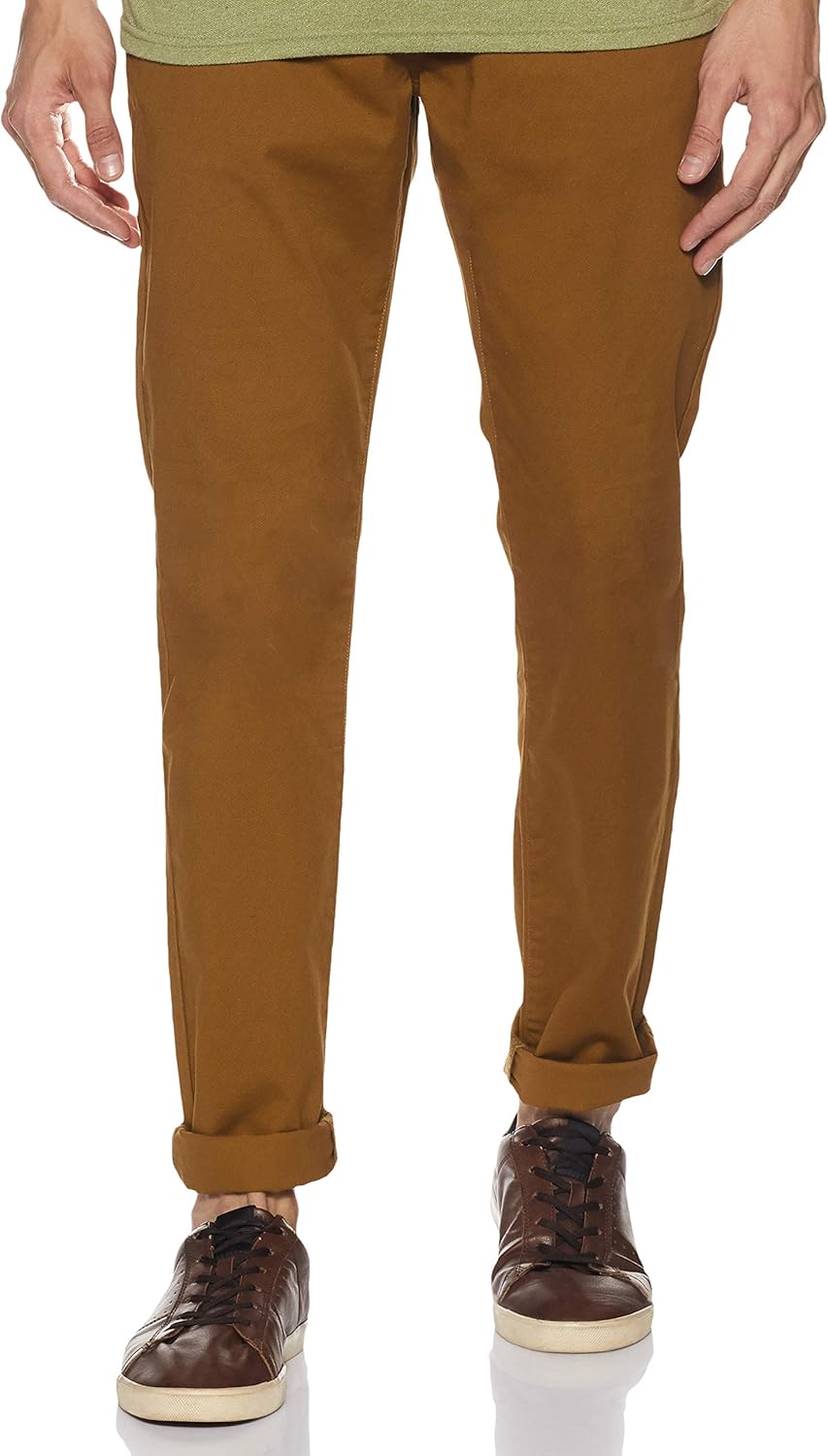 Buy People Men's Relaxed fit Casual Trousers at Amazon.in